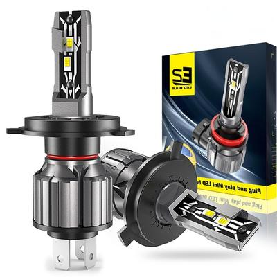 2 шт. 100 Вт 30000LM H4 H7 Canbus LED H8 H9 H11 9005 HB3 Hir2 9012 HB2 9003 Автомобильные светодиодные фары Turbo Противотуманные фары 6000K 12 В диод