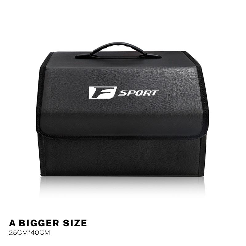 AARD1 Car Trunk Organizer Leather Storage Box Toolbox For Lexus F-SPORT ES RX NX LS UX LM LX GX LC RZ IS CT GS RC HS SC TX LBX IS300