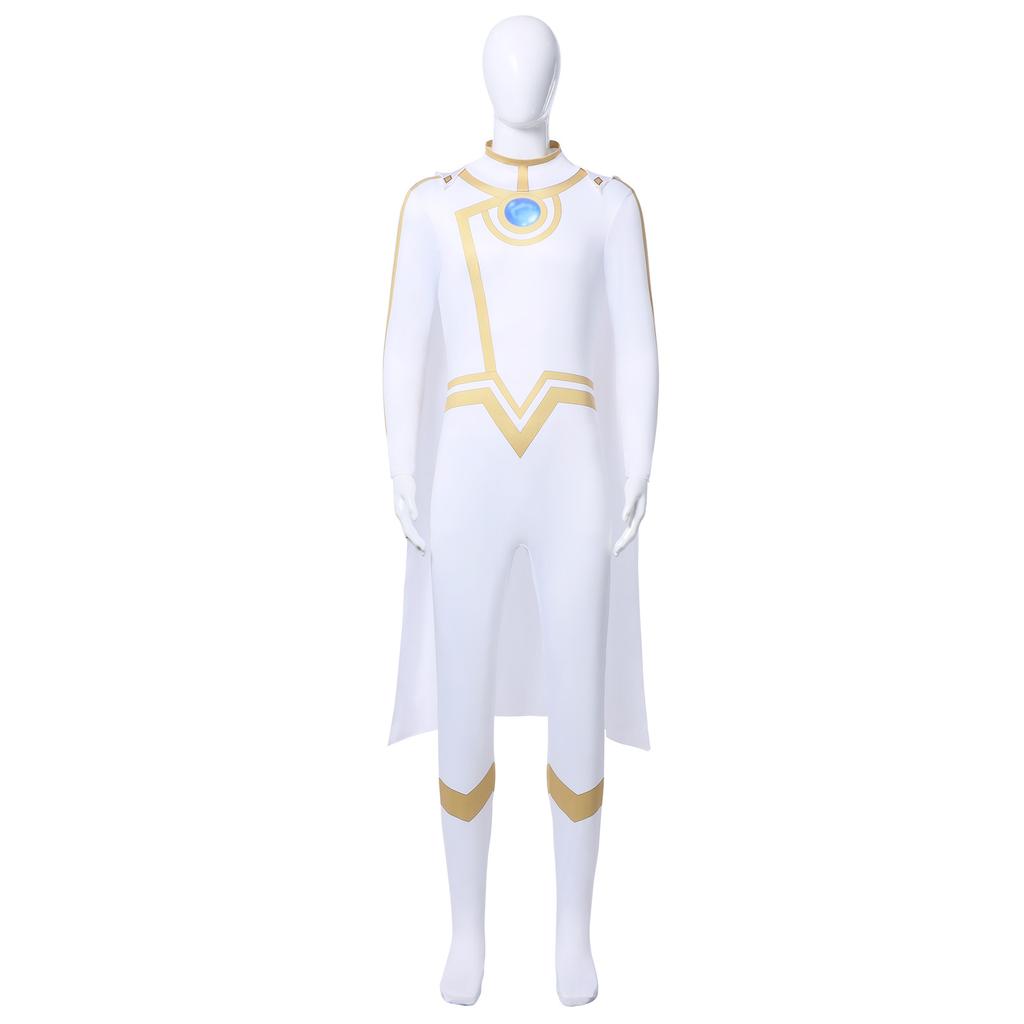 Аниме Герой X Милый Косплей Для Косплея Костюм Милый Белый Комбинезон Плащ Аниме Наряд для Игры Комплект Костюм на Хэллоуин для Взрослого