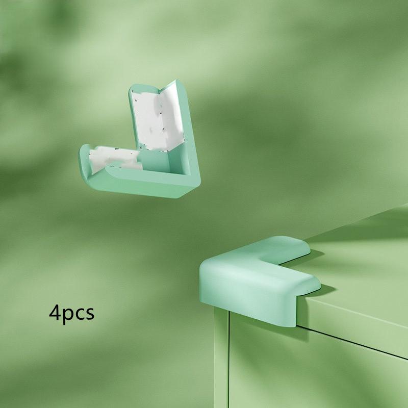 4 шт./компл., прозрачная защитная крышка L-образной формы для детской безопасности, угловая защита стола, защита детей