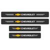 AABHJ1 Carbon Fiber Car Sticker Auto Door Threshold Waterproof For Chevrolet Colorado Cruze Spark Captiva Malibu Trax Aveo Camaro