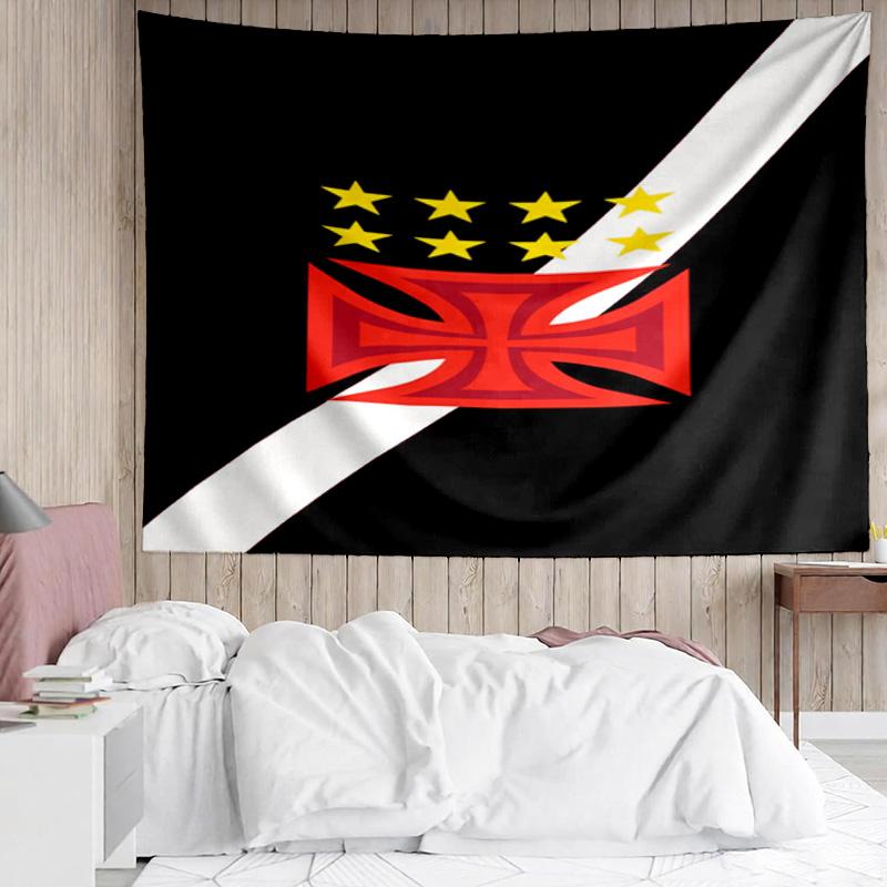 Vasco Football Club Printed Printed Tapestry, for Bedroom,Livingroom, dormitory, Large Wall Decor, Fabric Decor Fan Birthday Gifts