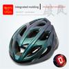 Adult Cycling Helmet with Rear LED Taillight, Adjustable Head Circumference Men Women Road Bike Safety Helmet for Outdoor Sports
