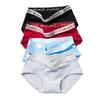 3Pcs Women's Panties Cotton Breathable Underwear Briefs Cute Letter Girls Lingerie Size M-XXL