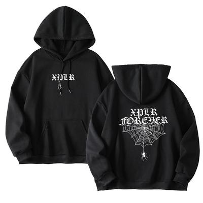 Толстовка унисексXPLR Hell Week Spider Merch, зимние толстовки с капюшоном, милая уличная одежда, с длинными рукавами, новый свитшот с логотипом Y2K