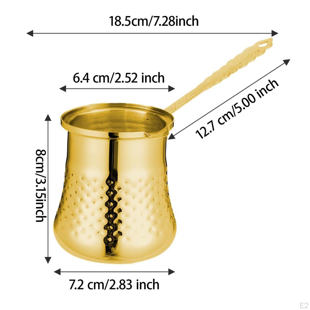 Кофейник для плавления шоколада Удобная ручка Аксессуары Портативный Нержавеющая сталь