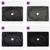 Black Wash Basin 50 x 35 x 10 cm Marble
