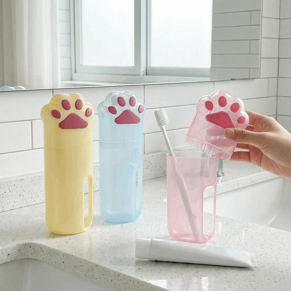 Cartoon Toothbrush Storage Box Plastic Portable Wash Cup Lightweight Mouthwash Cup Business Trips