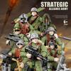 World War Batisbrick Mega Building Block Revolutionary Army Forces Action Figures Weapon Brick Toy for Boy Gift