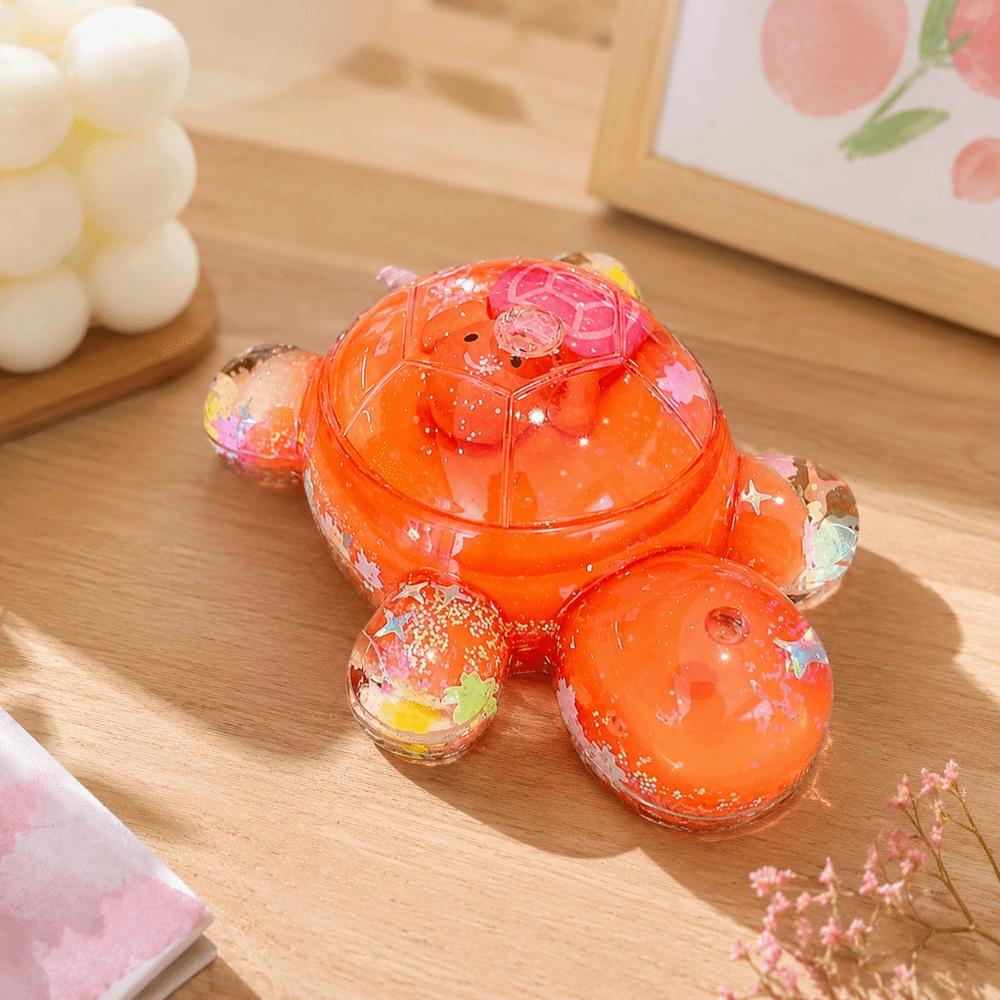 Cute Turtle Small Ornament Creative Quicksand Turtle Figurine Decoration Accessories
