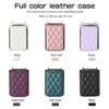 Crossbody Leather Zipper Cards Solt Wallet Case For Samsung Galaxy Z Flip 5 4 3 Z Fold 5 Fold4 Fold3 Metal Chain Lanyard Cover