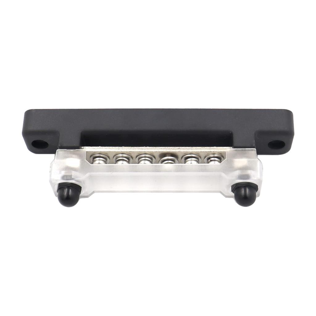 RUSUO 6 Terminal, 6/12 Terminal Earth Distribution Kit Black/Red for Car RV Boat Yacht