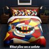 Valencia FC Design Bed Bedding Set 1 Duvet Cover + 2 Pillowcases Soft Breathable Household Bed Linens