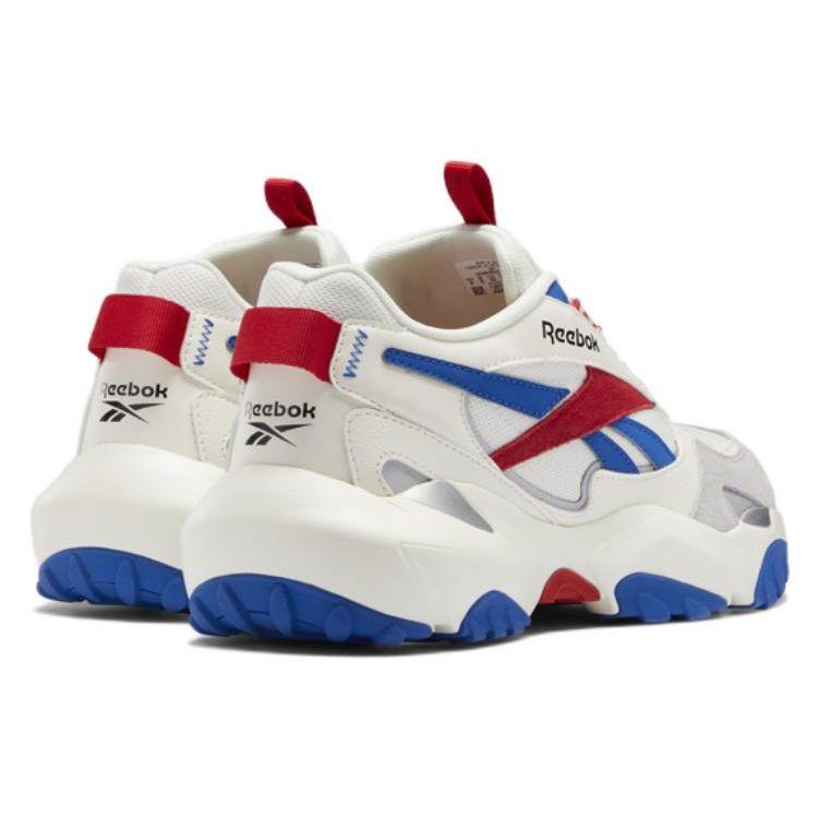 Reebok Fluffipuff Унисекс Белый Красный Синий Ретро Стиль Жизни Кроссовки HQ5926