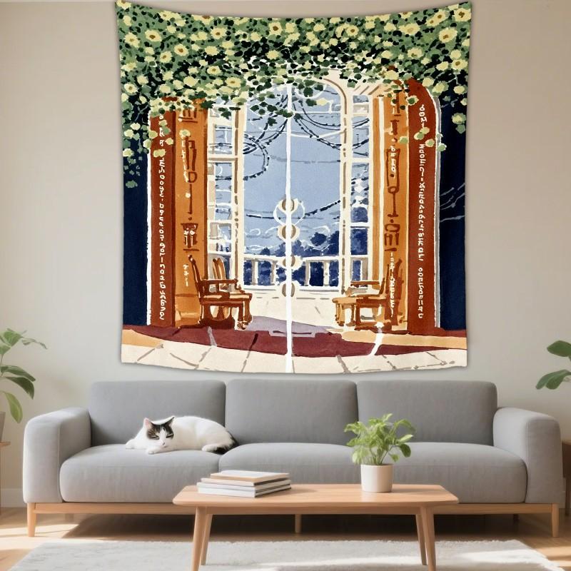 Boho Style Mandala Elephant Tapestry Wall Hanging Living Room Bedroom Decor