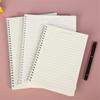 A5/B5/A4 Spiral Coil Notebook Horizontal Grid Blank Notepad Frosted Student Diary Sketchbook School Supplies Stationery