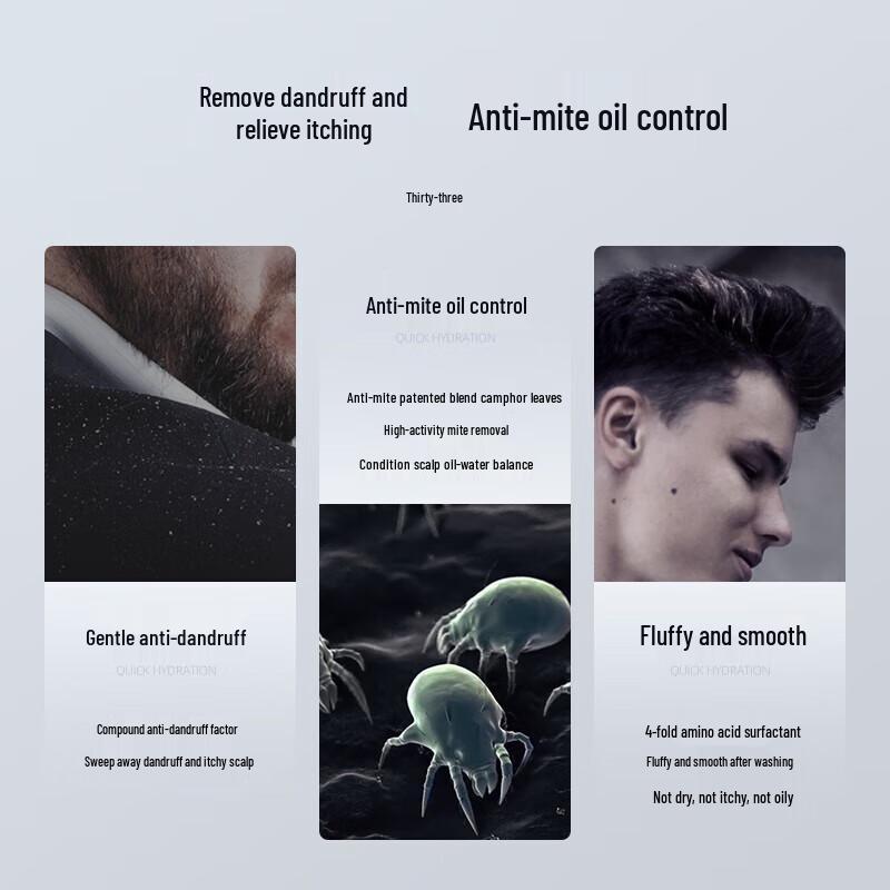 Hefengyu Men's Cologne Scent Shampoo & Shower Gel Set