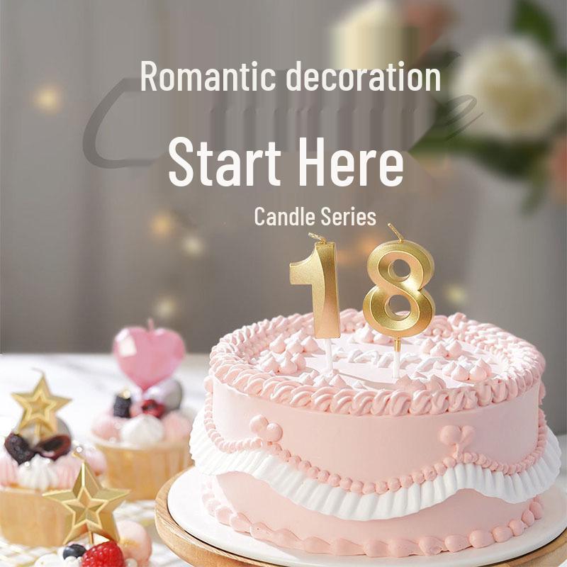 Креативная вращающаяся свеча-лотос с музыкой для торта на день рождения