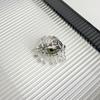 Gold Eye Ring for Women Retro Personality Exaggerated Trend Ring for Women Party Elegant Jewelry Accessories