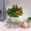 Fake Miniature Daisy Plant Decor With Plastic Craftsmanship For Living Spaces