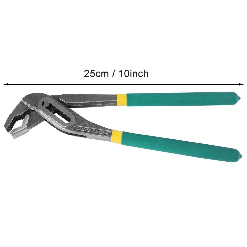 Multi Function Adjustable Water Pump Pipe Pliers Tongue and Groove Pliers Hand Tool (250mm)