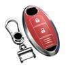 LETINGFAR Key Case for Nissan Smart Key Case Key Cover TPU Leather Pattern 2 Buttons Specially Designed for Nissan Suitable for NISSAN Serena/X-Trail/