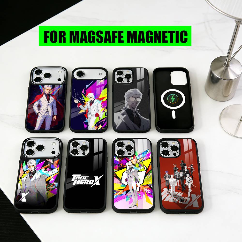 КРУТОЙ МУЖЧИНА Чехол для телефона T-to B-be H-hero X-es Для iPhone17,16,15,14,13,12,11 Plus,Pro Магнитный с Magsafe Беспроводная зарядка
