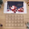 24Grids Christmas Countdown Advent Calendar Empty Boxes DIY Fillable Surprise Gift Box for Kids Christmas Festival New Year 2026
