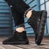 Men's High-top Casual Shoes Handmade Plush Shoes Casual Shoes Autumn and Winter Plus Size 39-48