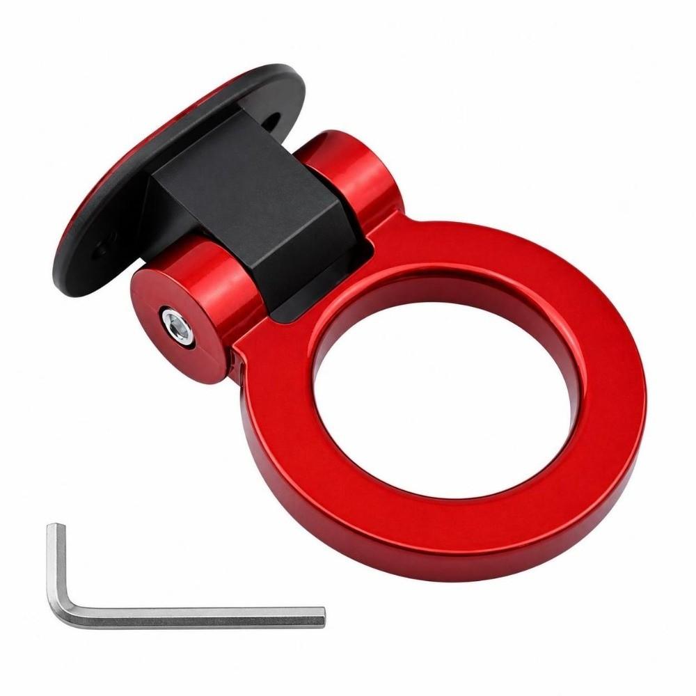 Racing Ring Style Decoration Trailer Hooks Front Rear Design Car Tow Hook Sticker Vehicle Exterior