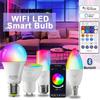 Диммируемая умная лампочка Tuya Rgb E27Light Wifi Led Волшебная лампа Работает с Alexa Google Home