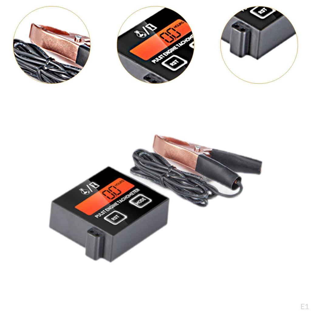 Цифровой тахометр для бензопилы 0-30000 об/мин водонепроницаемый счетчик моточасов об/мин