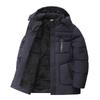 Winter Business Fleece Cotton-padded Jacket Men's Thermal Jacket Fleece Thickened Men's Cotton Clothes Removable Hooded