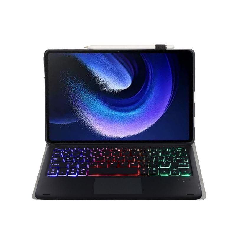 Чехол для Redmi Pad 2 Pro SE11 с Bluetooth-клавиатурой с подсветкой