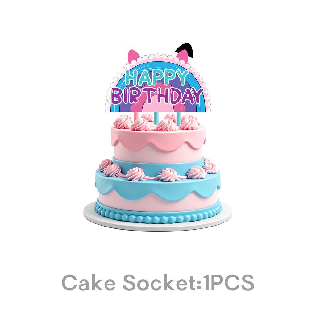 Gaby'S Doll House Party Supplies Birthday Party Decorations Arrangements Props Paper Plates Paper Cups Tablecloths Paper Towels Banners