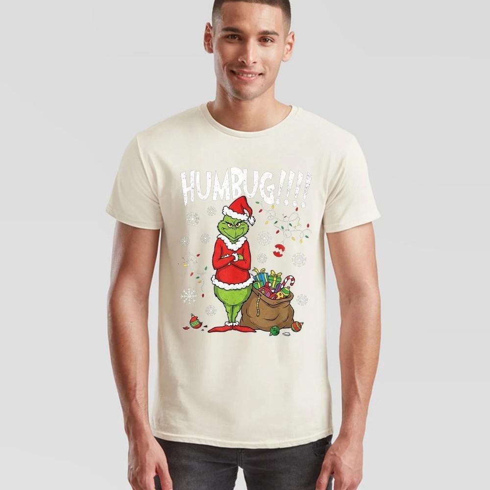Humbug Grinch Christmas Holidays Graphic Tee Men Women Unisex T-Shirt Unisex T-Shirt