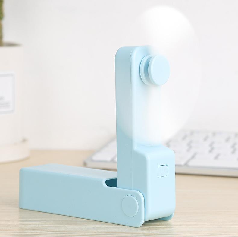 Карманный складной ручной электрический вентилятор, портативный мини-вентилятор для зарядки, летний теплоотвод и прохладный уличный продукт