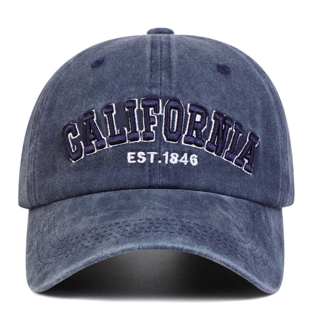Регулируемая потертая кепка CALIFORNIA Washed Baseball Hats Мужская Женская Спорт на открытом воздухе