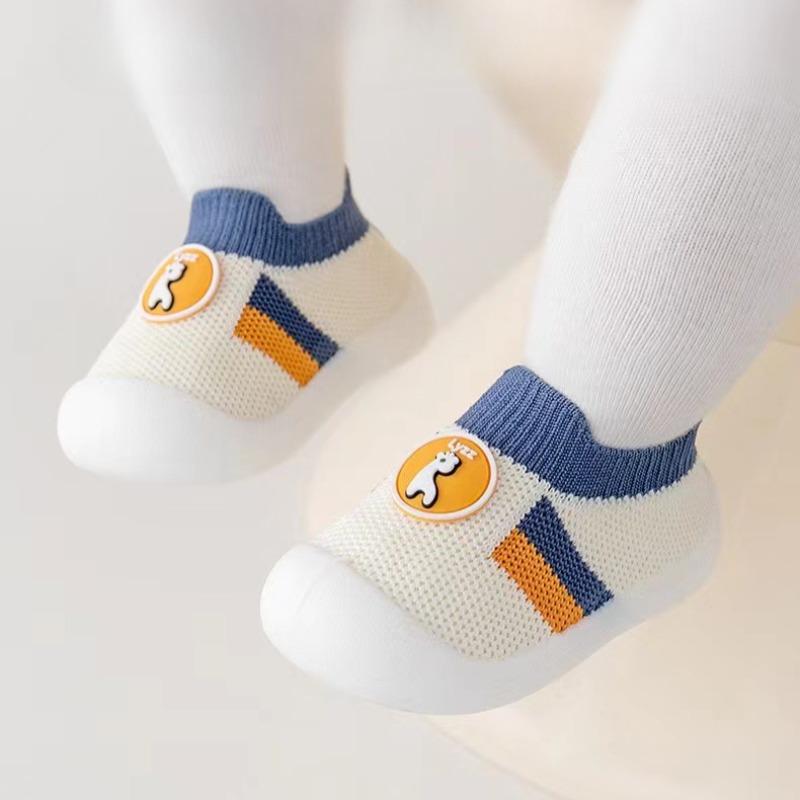 Детская обувь для малышей весна и осень мягкая подошва нескользящая детская обувь сетчатая дышащая анти-пятка детская обувь