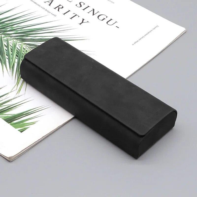 Футляр для очков с жестким корпусом, мужской и женский, из искусственной кожи, переносной, антиэкструзионный, складной, для хранения солнцезащитных очков