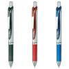 Pentel Energel Gel Ink Ballpoint Knock Black 3 Colors Pen, Type, 0.5mm, Barrel, AMZ-BLN74-3,