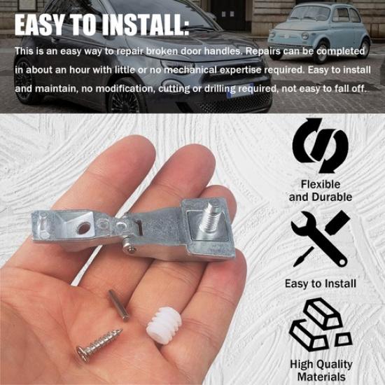 Outer Door Handle Hinge Repair Kit Fits For 2008-17 Fiat 500 Abarth 500 51964555