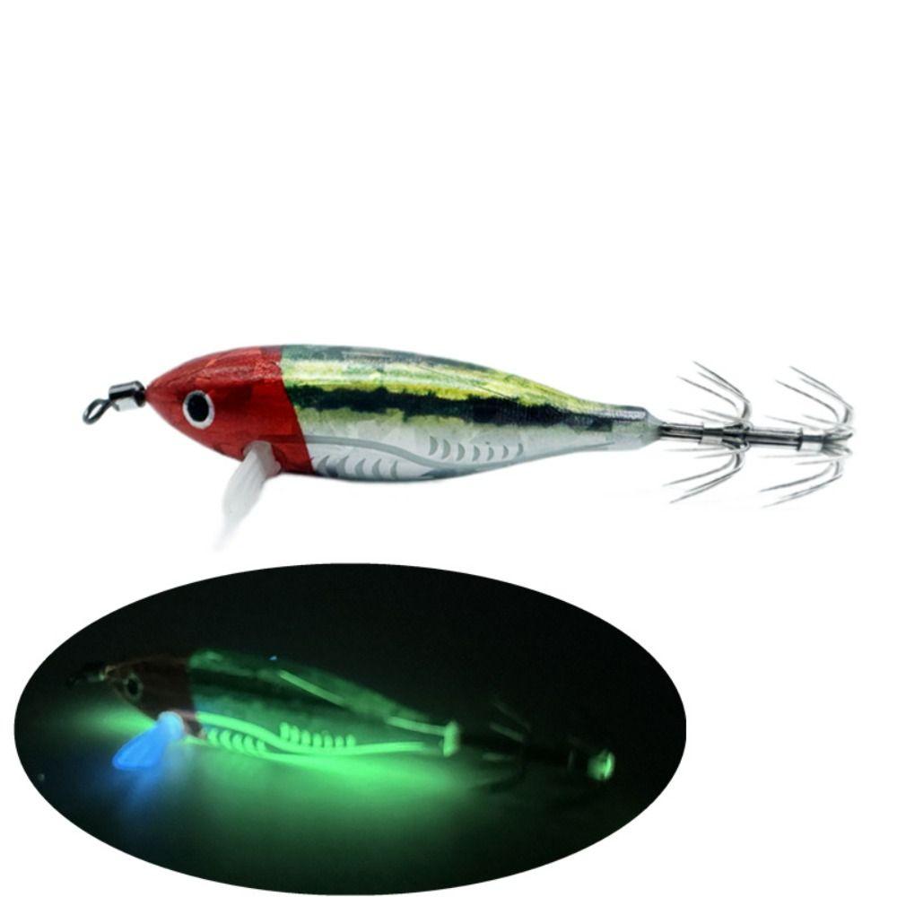 Свинцовое грузило, крючок для кальмара, рыболовные снасти, приманка для осьминога, 2023, приманки для деревянных креветок, реалистичные