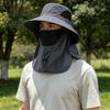 Летние солнцезащитные шляпы с защитой от ультрафиолета, уличная кепка для охоты и рыбалки для мужчин и женщин, походная шапка с козырьком, шляпа-ведро с клапаном на шее, рыбацкая шляпа