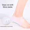 2Pcs/Pair Inner Heightening Socks Wear-resistant Universal Durable Height Increasing Silicone Pad for Unisex