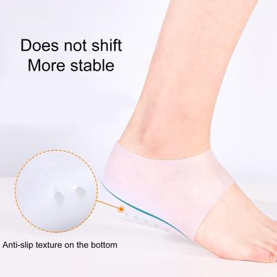 2 шт./пара, многоразовая внутренняя подушка-усилитель, противоизносная, удобная невидимая силиконовая стелька