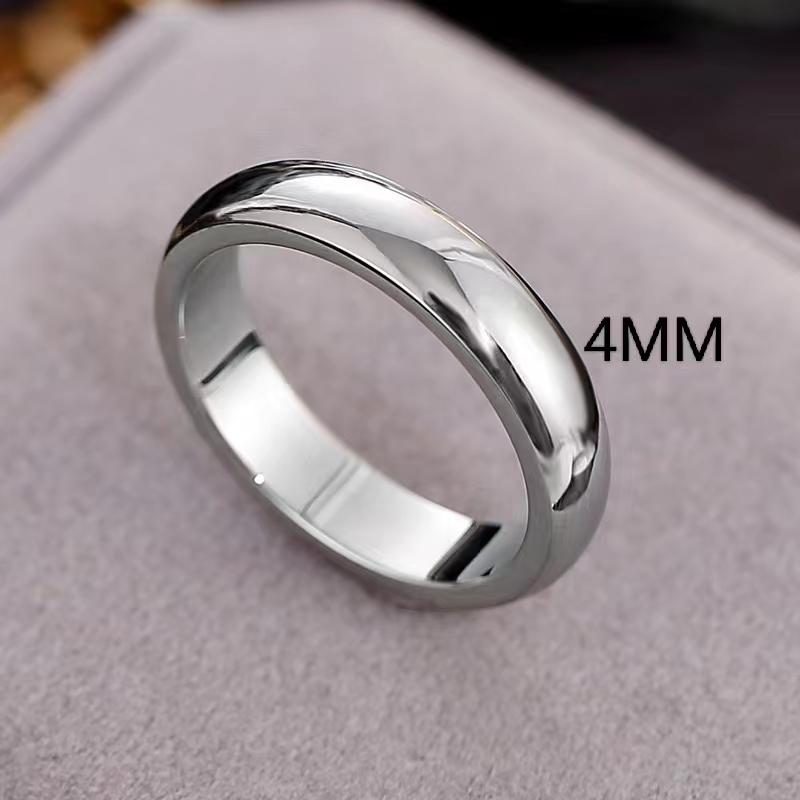 Классические парные кольца с покрытием из 18-каратного золота, свадебные, помолвочные, минималистичные, простые, гладкие, кольцо из нержавеющей стали для женщин и мужчин, ювелирное изделие