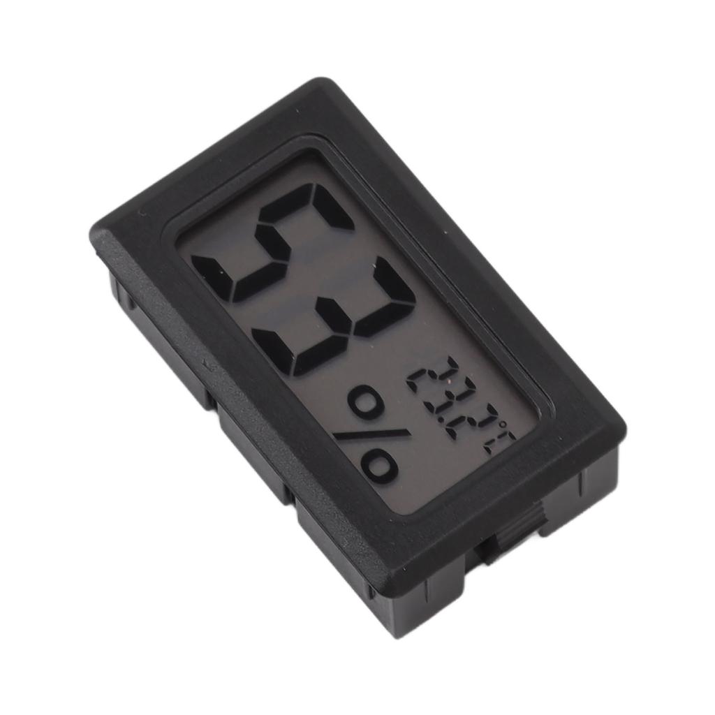 Термометр-гигрометр с черным ЖК-дисплеем высокой четкости, встроенный электронный измеритель температуры и влажности