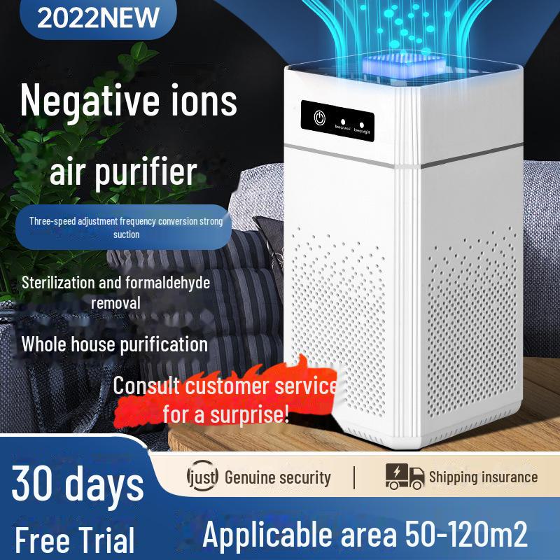 Mini UV Air Purifier: Negative Ion Sterilization & Formaldehyde Removal