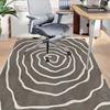 1PC Spiral Pattern Anti-slip carpet, suitable for Office, bedroomand playrooms. It can also be used as a sofa footrest cover-W36